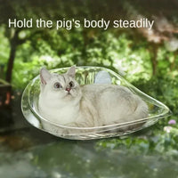 Hamac pour Chat de Fenêtre Transparent à Ventouses, 50 x 30 cm, vue 3