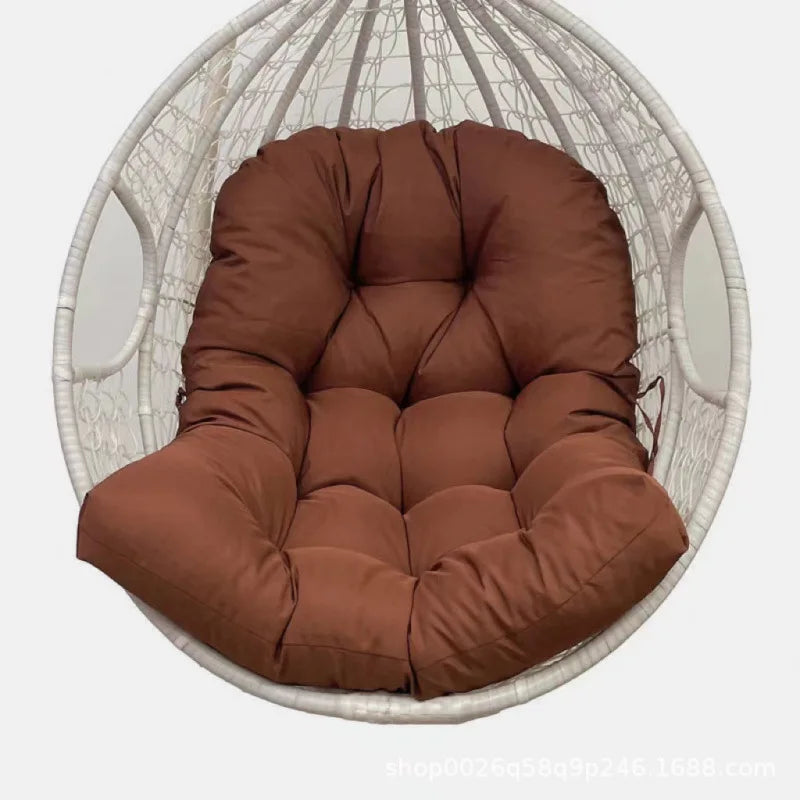 Coussin Fauteuil Œuf Épais 120 x 80 cm, Tissu Brossé, 13 Coloris, vue 18