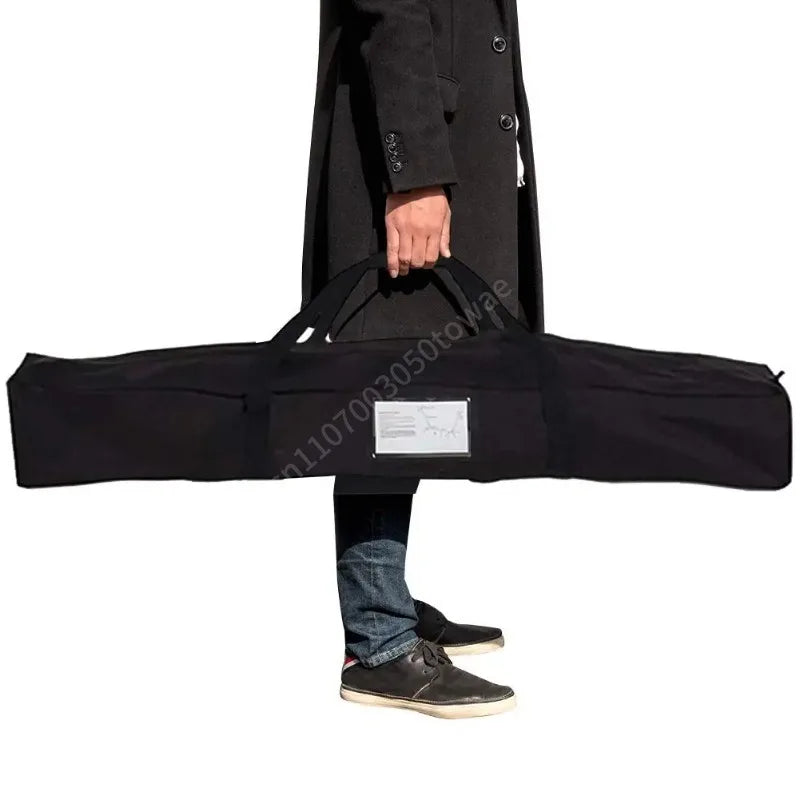 Hamac Double en Coton Rayé avec Support en Acier 9 Pieds et Sac de Transport, vue 6