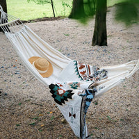 Hamac à Barre en Toile de Coton Épaisse, 1 ou 2 Places, 190 cm, Beige, Gris ou Marron, vue 6