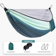 Hamac de Camping avec Moustiquaire et Sangles, 270 x 140 cm, 6 Coloris