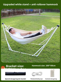 Hamac sur Pied Pliable en Acier, Moustiquaire, Toile ou Fauteuil, 15 Modèles, vue 11