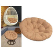 Coussin Rond Matelassé pour Fauteuil Suspendu, Polyester, 60 à 90 cm, 8 Coloris