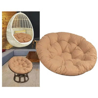 Coussin Rond Matelassé pour Fauteuil Suspendu, Polyester, 60 à 90 cm, 8 Coloris