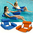 Hamac Gonflable de Piscine en Forme de Fauteuil Flottant, Pliable, 100 x 120 cm