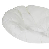 Coussin Fauteuil Œuf Rond 40 cm pour Fauteuil Papasan, Polyester et Coton, vue 6