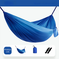 Hamac de Camping Pliable, 210 x 140 cm ou 270 x 140 cm, 7 Coloris, vue 9