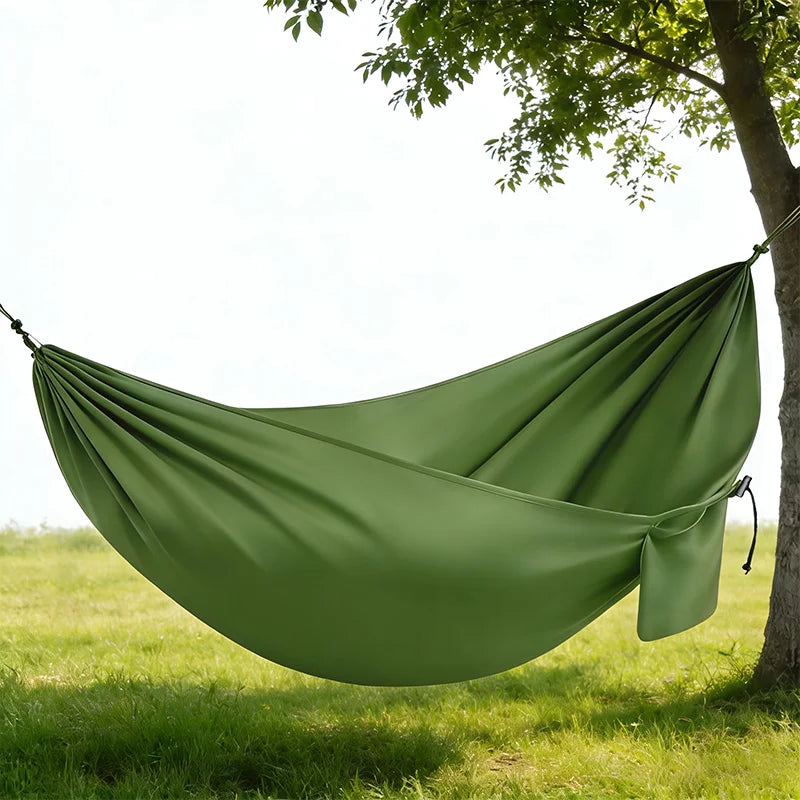 Hamac de Voyage Portable en Polyester 240T, 1 Place, 210 x 140 cm, Sac et Cordes