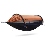 Hamac de camping double avec moustiquaire et toit pare-soleil, nylon 270 x 140 cm, vue 5