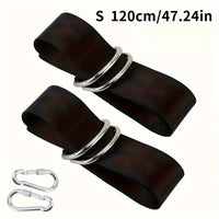 Sangles pour Hamac, Lot de 2, 120 ou 150 cm, Mousquetons Vissants, vue 8