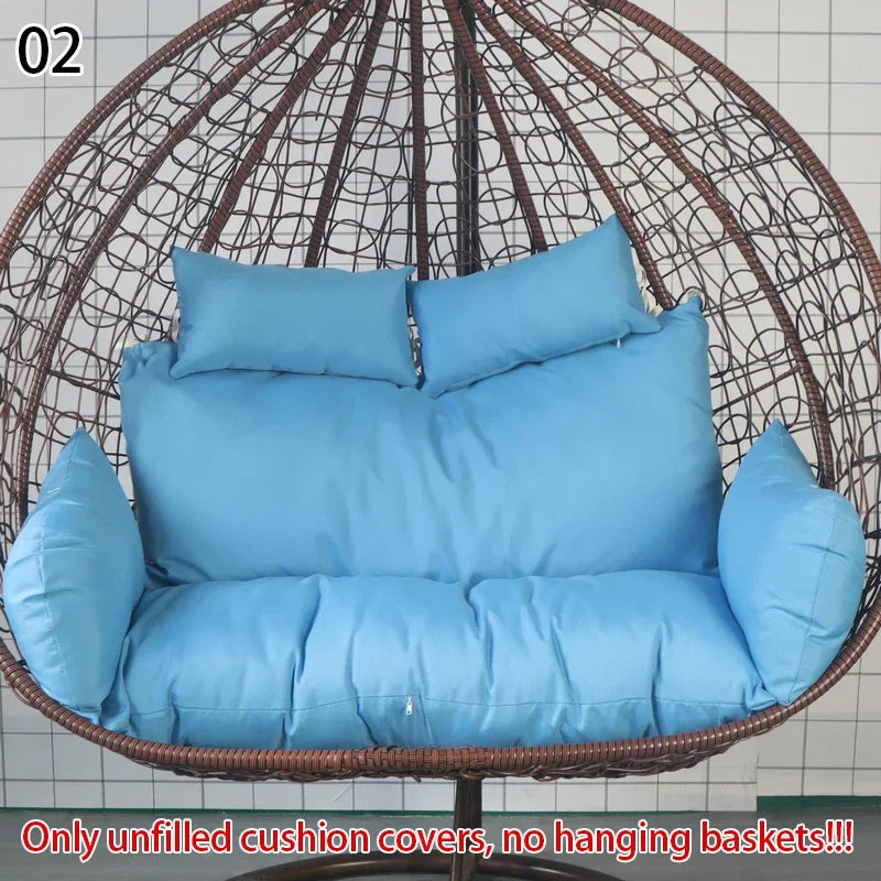 Housse de Coussin Double pour Fauteuil Suspendu 2 Places, Coton, 17 Modèles, vue 16