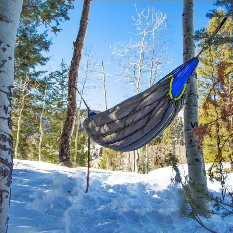 Sous-Couette Matelassée pour Hamac 185 x 70 cm, 1,1 kg, Vert Militaire ou Bleu, vue 2
