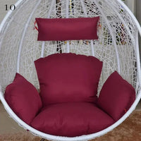 Housse de Coussin Fauteuil Œuf Suspendu avec Appui-Tête, Sans Garnissage, 32 Modèles