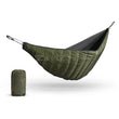 Sous-Couette pour Hamac en Nylon Ripstop 238 cm, Garnissage 200 g, Bleu ou Vert Militaire