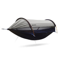 Hamac de camping double avec moustiquaire et toit pare-soleil, nylon 270 x 140 cm, vue 10