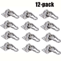 Crochets pour Hamac en Inox 304, Platine et Mousqueton, Lot de 4 à 12, vue 7