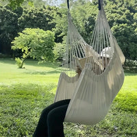 Chaise Hamac Suspendue en Polyester, 100 x 130 cm, Cordes et Sac de Rangement, vue 4