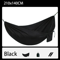 Hamac de Voyage Portable en Polyester 240T, 1 Place, 210 x 140 cm, Sac et Cordes, vue 10