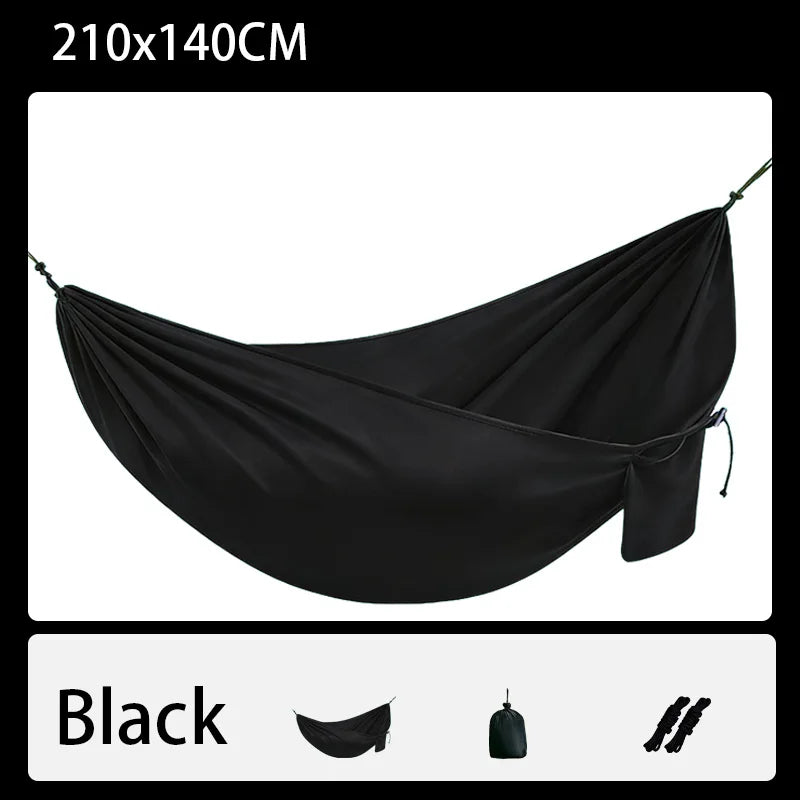 Hamac de Voyage Portable en Polyester 240T, 1 Place, 210 x 140 cm, Sac et Cordes, vue 10