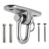 Platine de Suspension Pivotante Inox 304 pour Hamac et Chaise Suspendue, vue 3