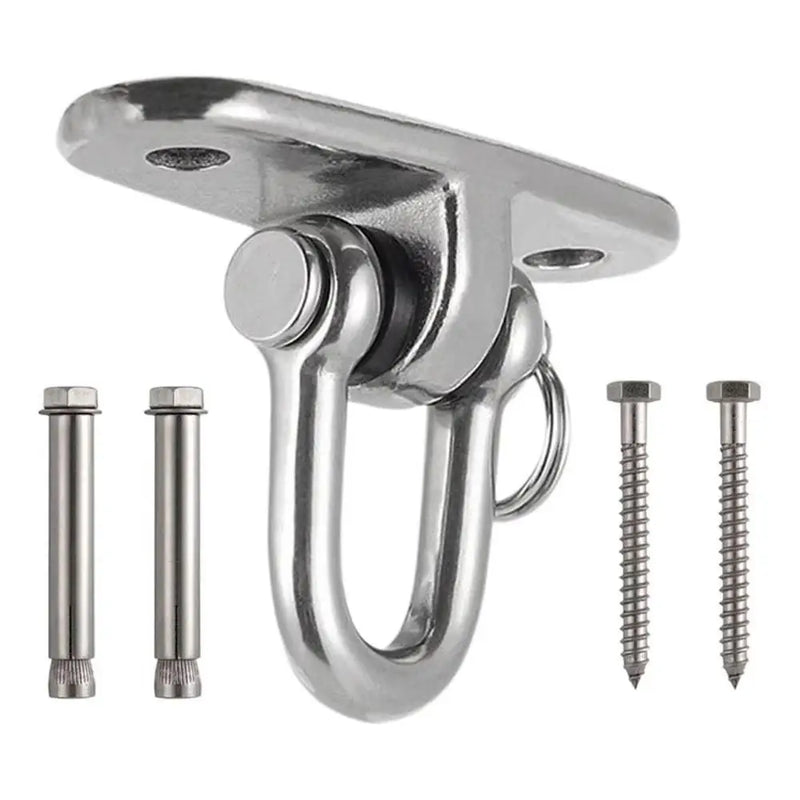 Platine de Suspension Pivotante Inox 304 pour Hamac et Chaise Suspendue, vue 3
