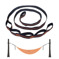 Sangles de Hamac en Polyester, Paire de 2 m ou 2,8 m, 5+1 ou 14+1 Boucles, avec Sac, vue 3