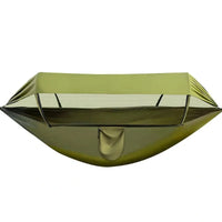 Hamac double anti-roulis avec moustiquaire et toit amovible, nylon 260 x 140 cm, vue 6