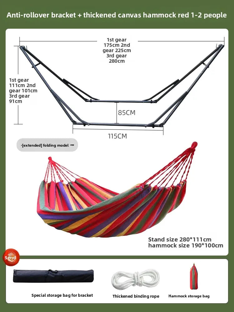Hamac sur Pied Pliable en Acier, Moustiquaire, Toile ou Fauteuil, 15 Modèles, vue 7