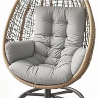 Coussin Fauteuil Suspendu Œuf Matelassé, Dossier et Côtés, 120 x 60 cm, vue 10