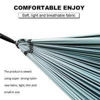 Hamac de Camping Ultraléger en Nylon de Parachute 380T, 260 ou 300 cm, vue 4