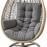 Coussin Fauteuil Suspendu Œuf Matelassé, Dossier et Côtés, 120 x 60 cm, vue 9