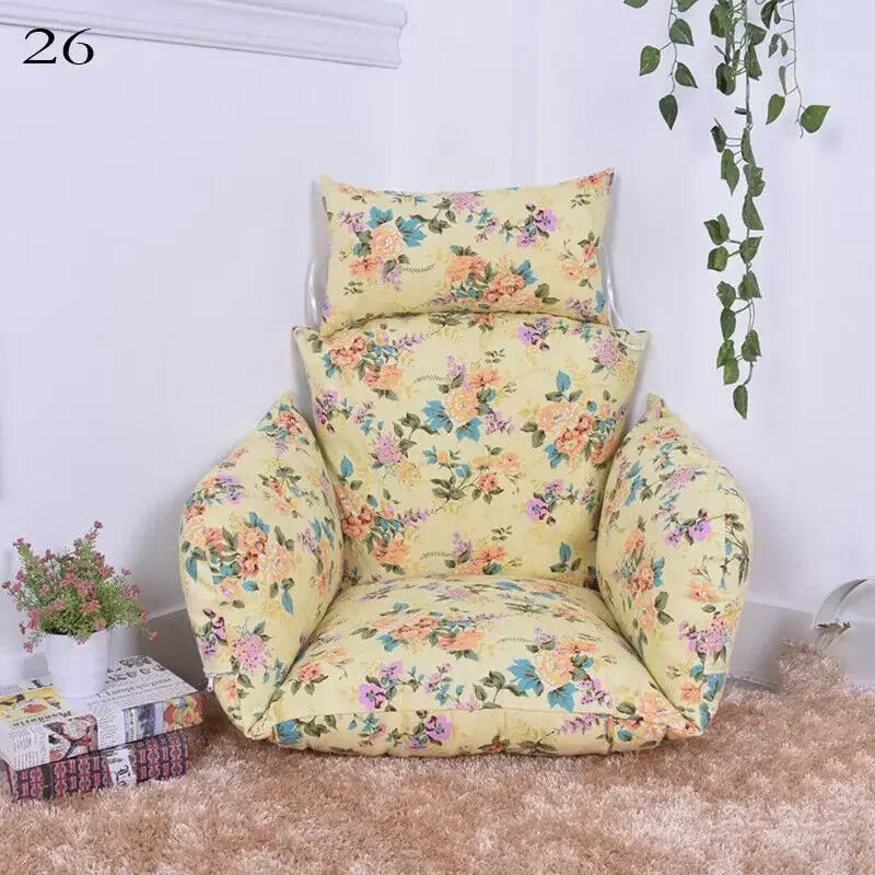 Housse de Coussin Fauteuil Œuf Suspendu avec Appui-Tête, Sans Garnissage, 32 Modèles, vue 29