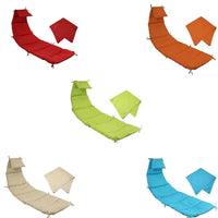 Coussin pour Fauteuil Suspendu en Croissant, Polyester, Appui-Tête Intégré, 5 Coloris