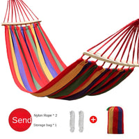 Hamac en Coton 1 ou 2 Places, avec ou sans Barre en Bois, vue 16