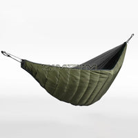 Sous-couette pour hamac en nylon ripstop 238 cm, garnissage 200 g, bleu ou vert militaire, vue 2