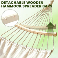 Barres de Hamac Arquées Démontables en Bois, 12 Trous, 2 Pièces, 40 ou 50 cm, vue 6