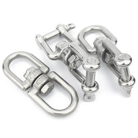 Émerillon double en inox 304 pour hamac et fauteuil suspendu, M4 à M12, vue 2