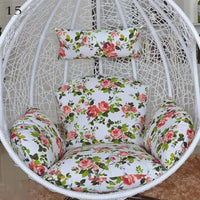 Housse de Coussin Fauteuil Œuf Suspendu avec Appui-Tête, Sans Garnissage, 32 Modèles