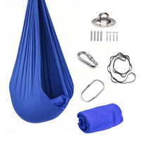 Hamac Suspendu Élastique en Polyamide, 150 x 280 cm, Kit de Fixation, Yoga Aérien, vue 17