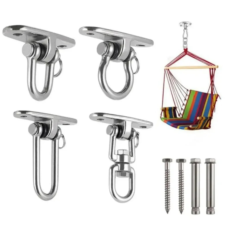 Support de Hamac et Balançoire Plafond ou Mur, Acier Inoxydable 304, 4 Modèles, vue 5