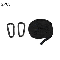 Sangles de Hamac en Polyester 2 m à 5 Boucles, Lot de 2, avec ou sans Mousquetons, vue 7