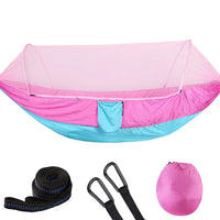 Hamac de Camping Pop-Up avec Moustiquaire, Nylon 210T, 250 x 120 cm, 8 Coloris, vue 10