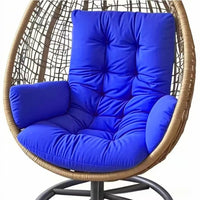 Coussin Fauteuil Suspendu Œuf Matelassé, Dossier et Côtés, 120 x 60 cm, vue 15