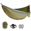 Hamac de Camping Double Léger en Nylon 300 x 200 cm, 6 Coloris, Sac et Sangles