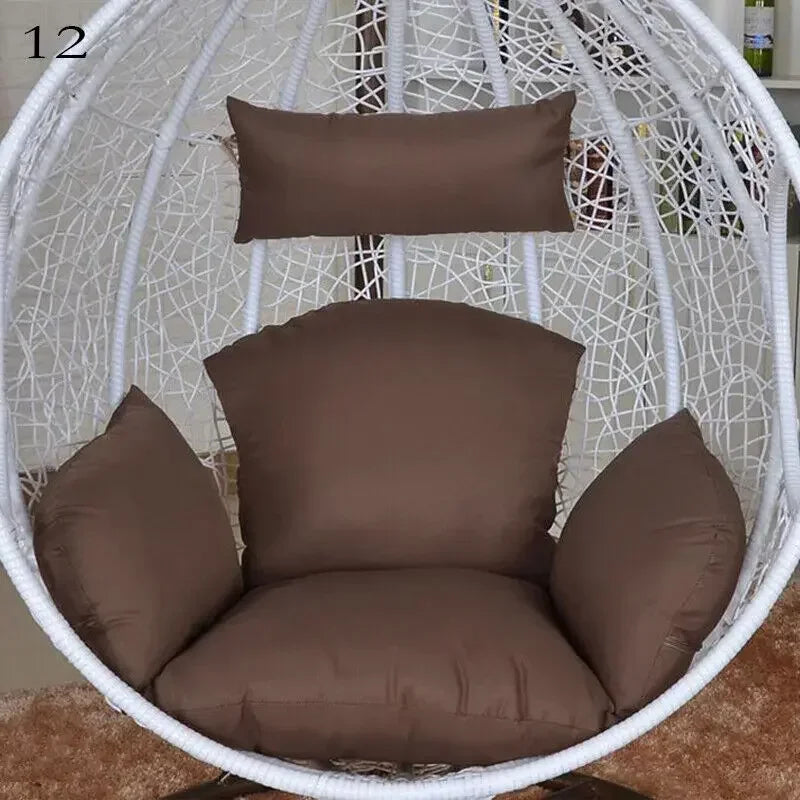 Housse de Coussin Fauteuil Œuf Suspendu avec Appui-Tête, Sans Garnissage, 32 Modèles, vue 23