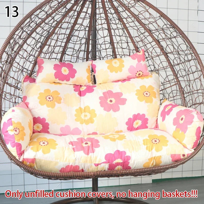 Housse de Coussin Double pour Fauteuil Suspendu 2 Places, Coton, 17 Modèles, vue 11