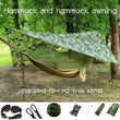 Hamac de Camping Pop-Up avec Moustiquaire, Bâche de Protection et Sangles, 250 x 120 cm