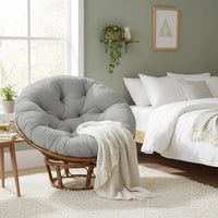 Coussin rond épais pour fauteuil suspendu, polyester, vue 2
