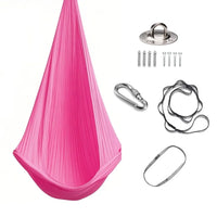 Hamac Suspendu Élastique en Polyamide, 150 x 280 cm, Kit de Fixation, Yoga Aérien, vue 20
